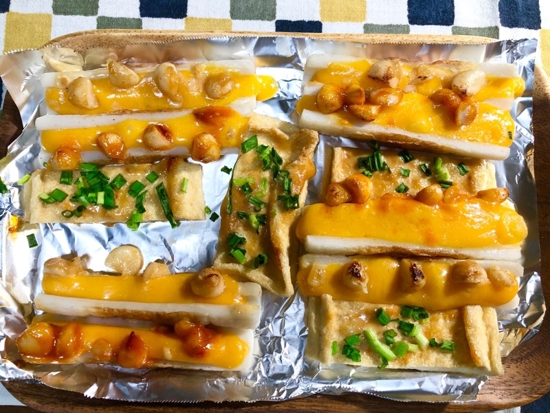 竹輪のチーズ焼きを撮った写真