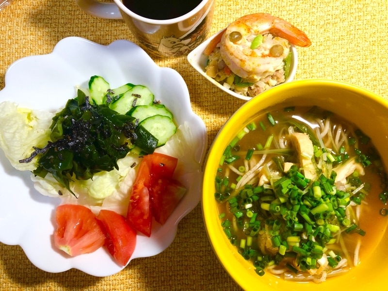 昼食を撮った写真