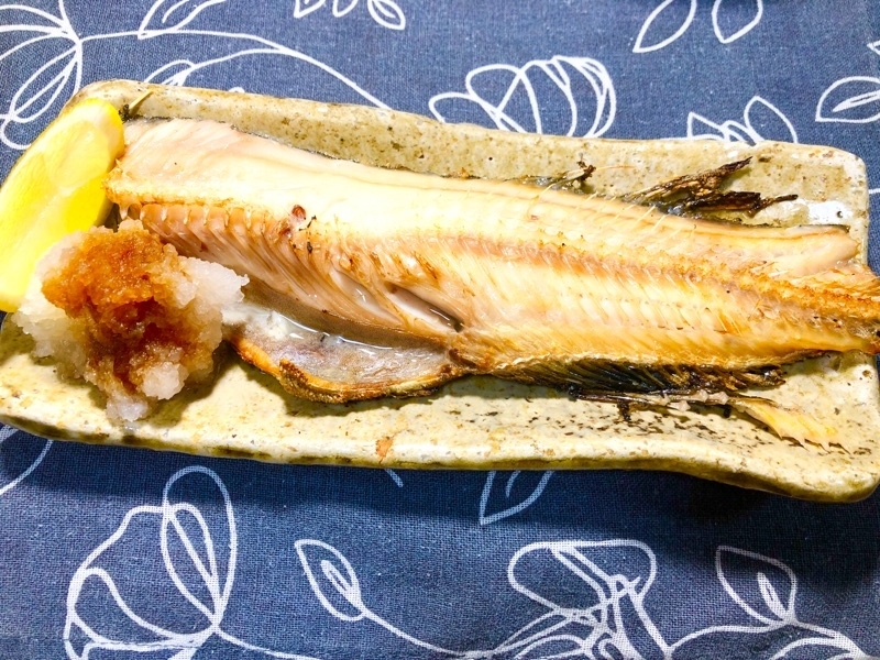 ホッケ焼きを撮った写真