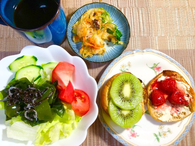 昼食を撮った写真