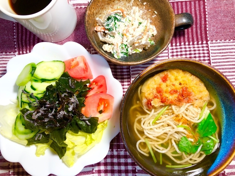 昼食を撮った写真
