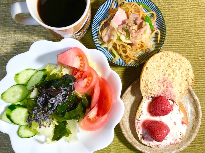 昼食を撮った写真