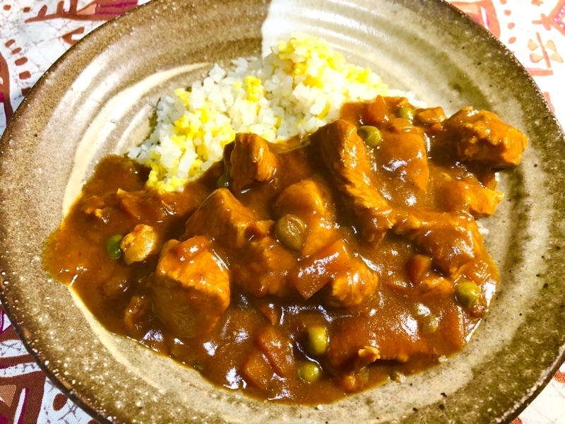 ポークカレーを撮った写真