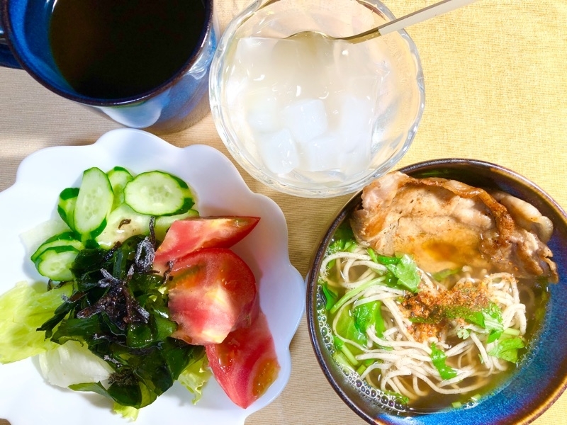 昼食を撮った写真
