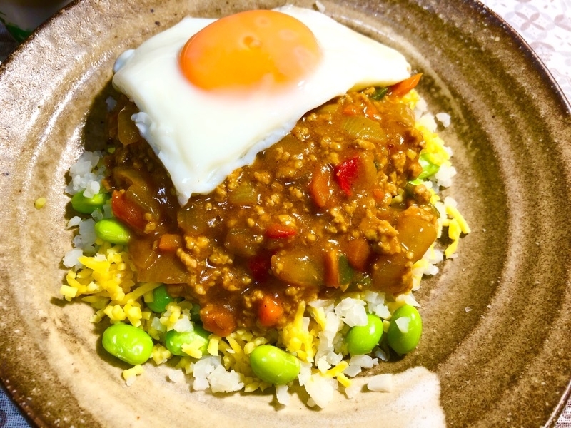 低糖質キーマカレーを撮った写真