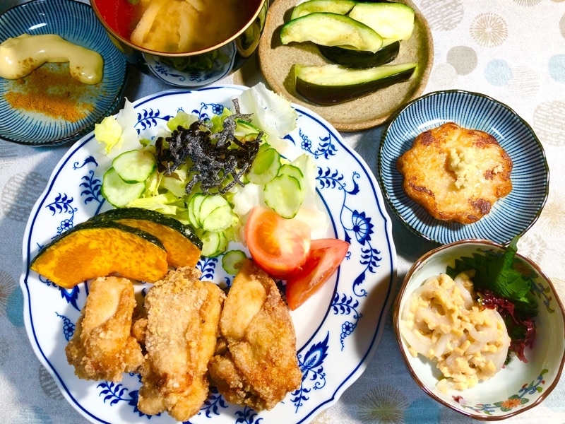 本日の夕食を撮った写真