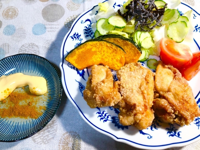 鶏唐揚げを撮った写真