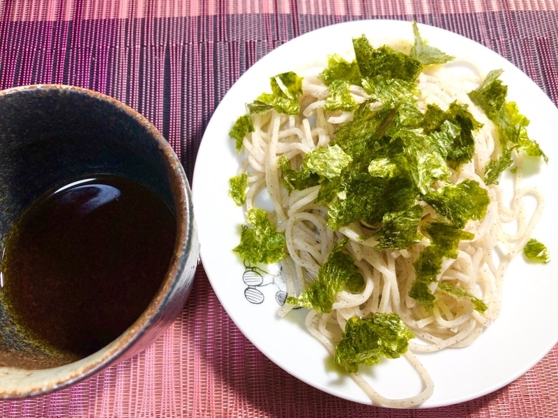 低糖質ざるそばを撮った写真
