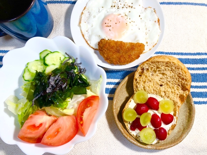 昼食を撮った写真