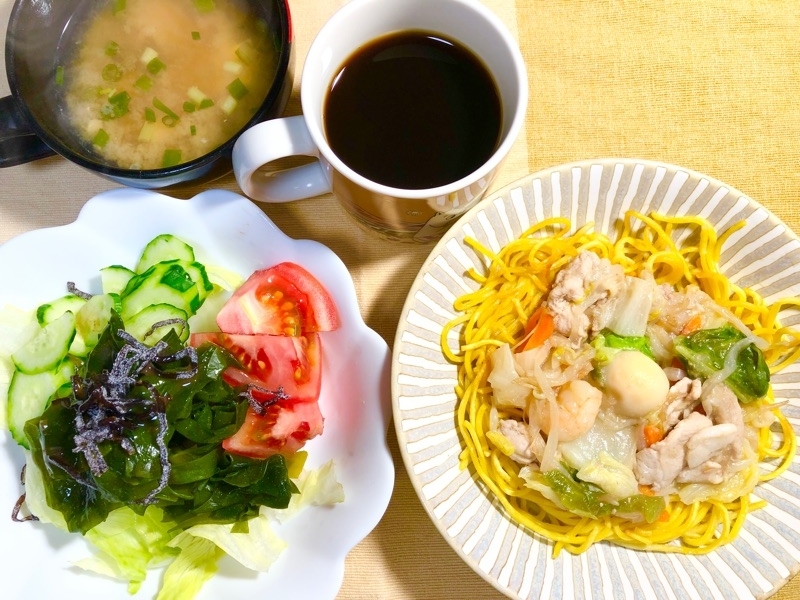 昼食を撮った写真