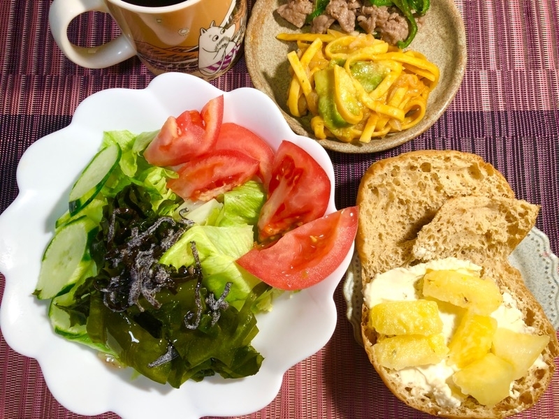 昼食を撮った写真