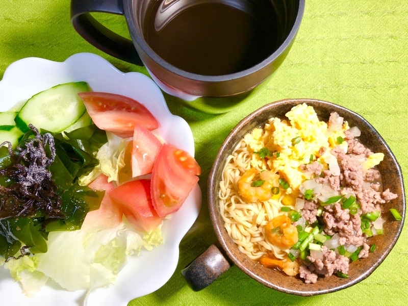 昼食を撮った写真