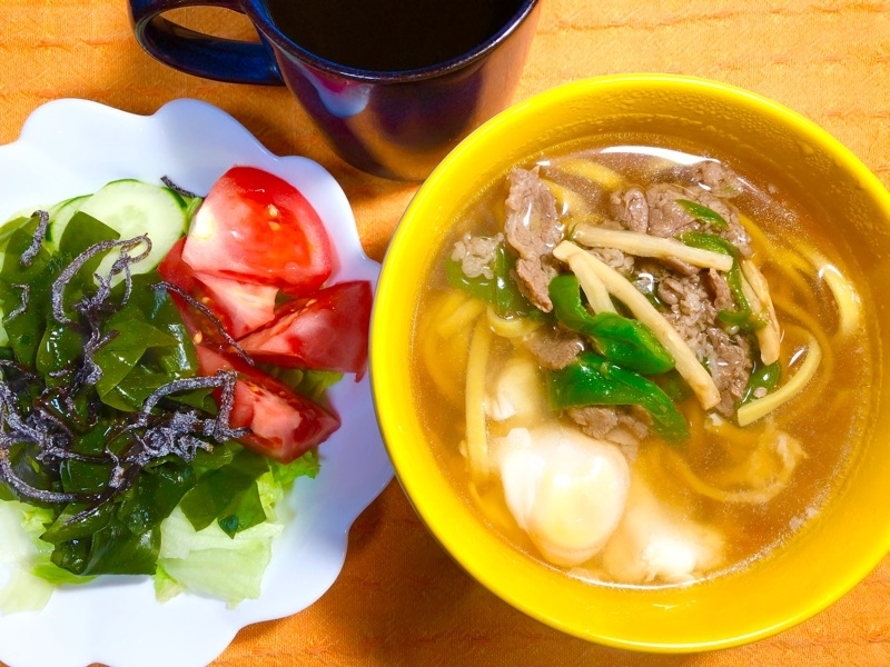 昼食を撮った写真