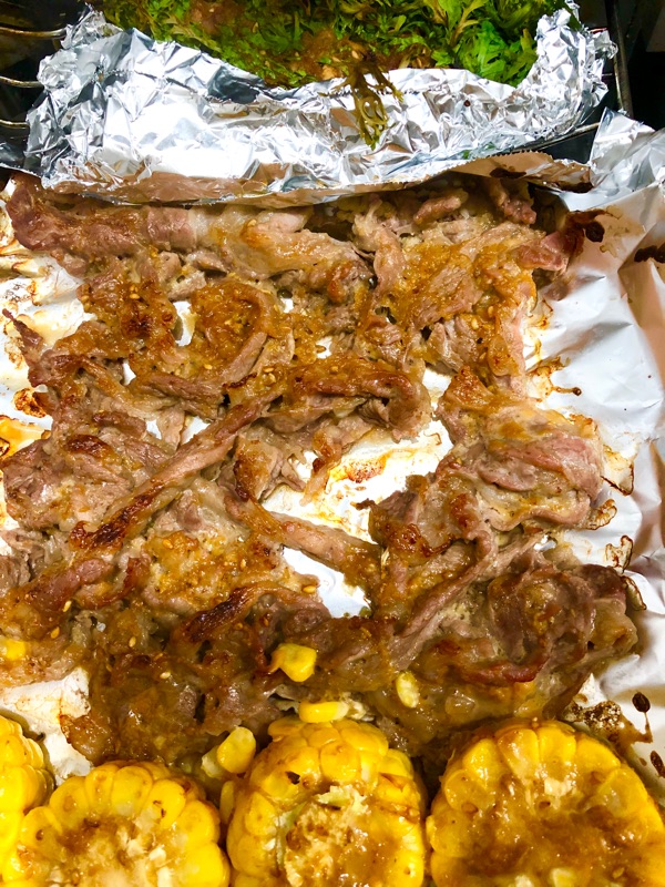 牛肉のニンニク味噌マヨ焼きを撮った写真