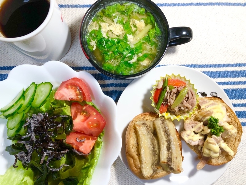 昼食を撮った写真