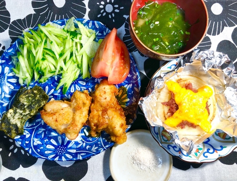 本日の夕食を撮った写真