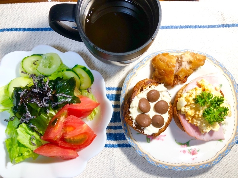 昼食を撮った写真