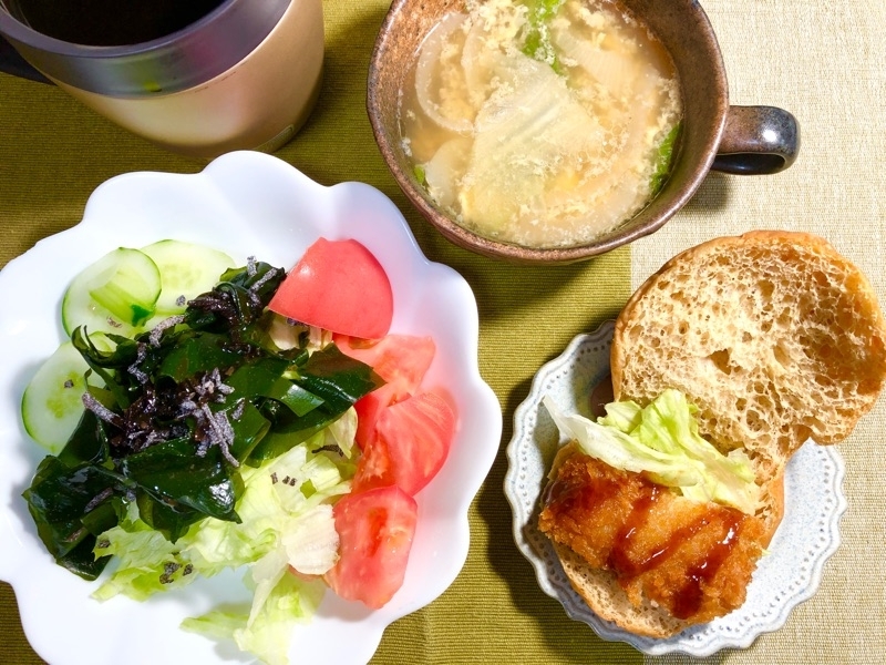 昼食を撮った写真