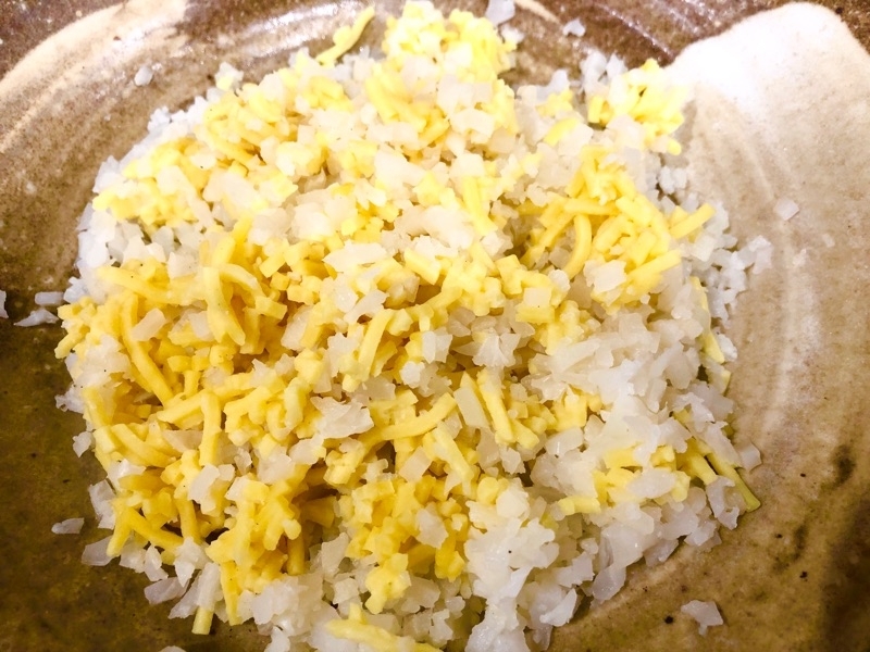 麺入りカリフラワーライスを撮った写真