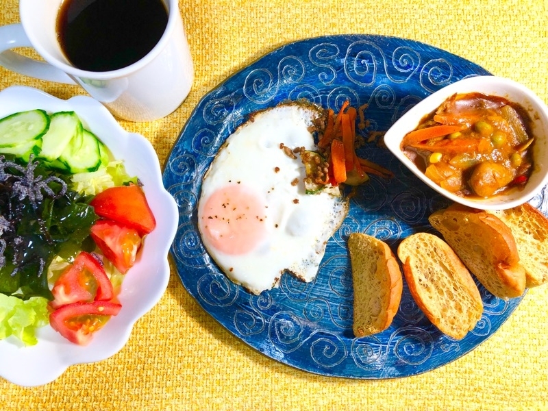 昼食を撮った写真