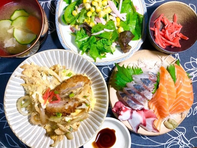 本日の夕食を撮った写真