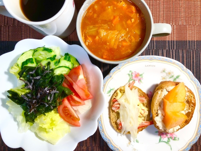 昼食を撮った写真