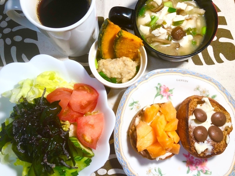 昼食を撮った写真