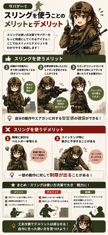 サバゲー　初心者　スリング　いらない　必要