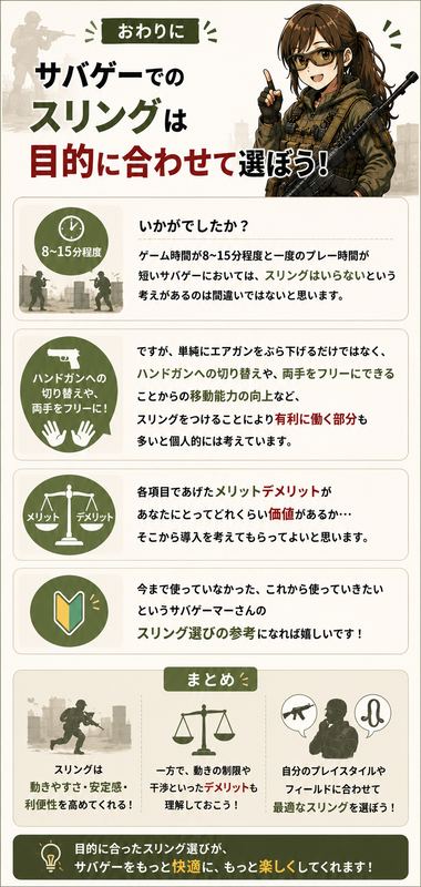 サバゲー　初心者　スリング　いらない　必要