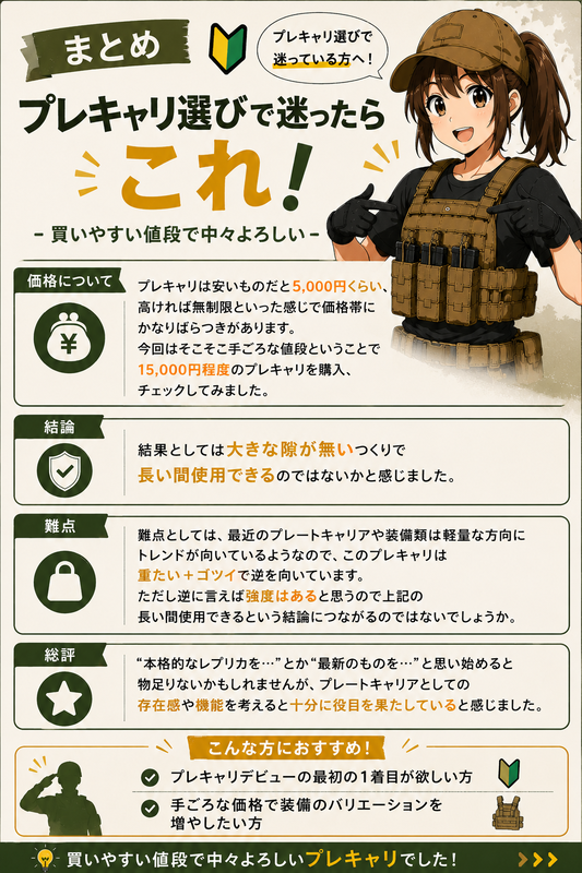 プレキャリ選びで迷ったらこれ｜初心者でもそのまま使えるモデルを実