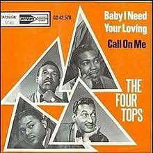 ベイビー アイ ニード ユア ラビング Baby I Need Your Loving フォー トップス 1964 まいにちポップス My Niche Pops