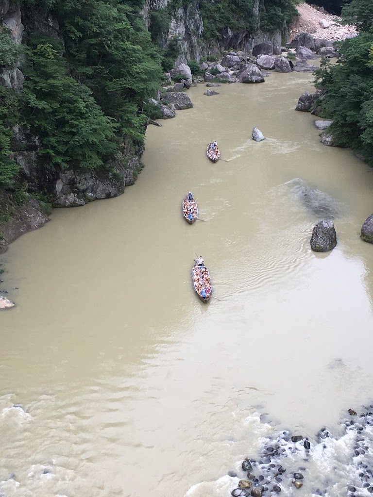 鬼怒楯岩大吊橋からの景色