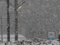 自宅からの雪景色（玉造温泉駅）