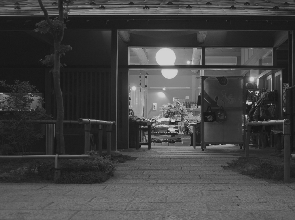 由志園　ライトアップ