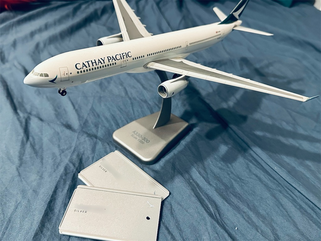 キャセイパシフィック航空】台北（桃園）→香港 ボーイング777-300型機