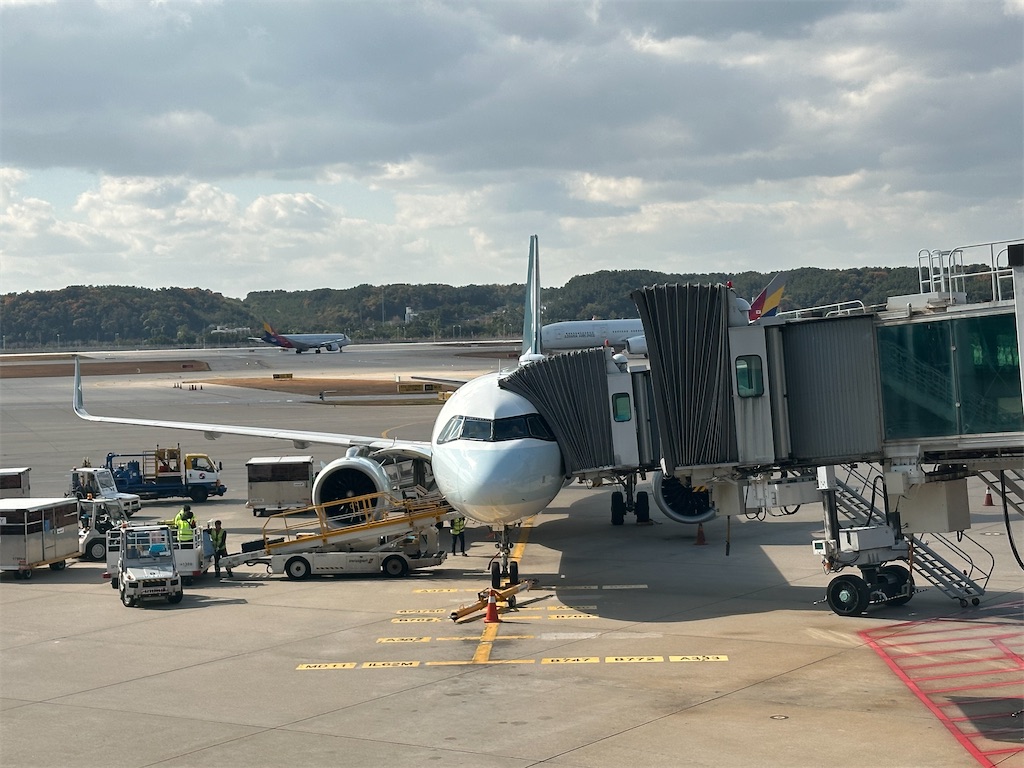 キャセイパシフィック航空】香港→ソウル（仁川） エアバスA321neo型機