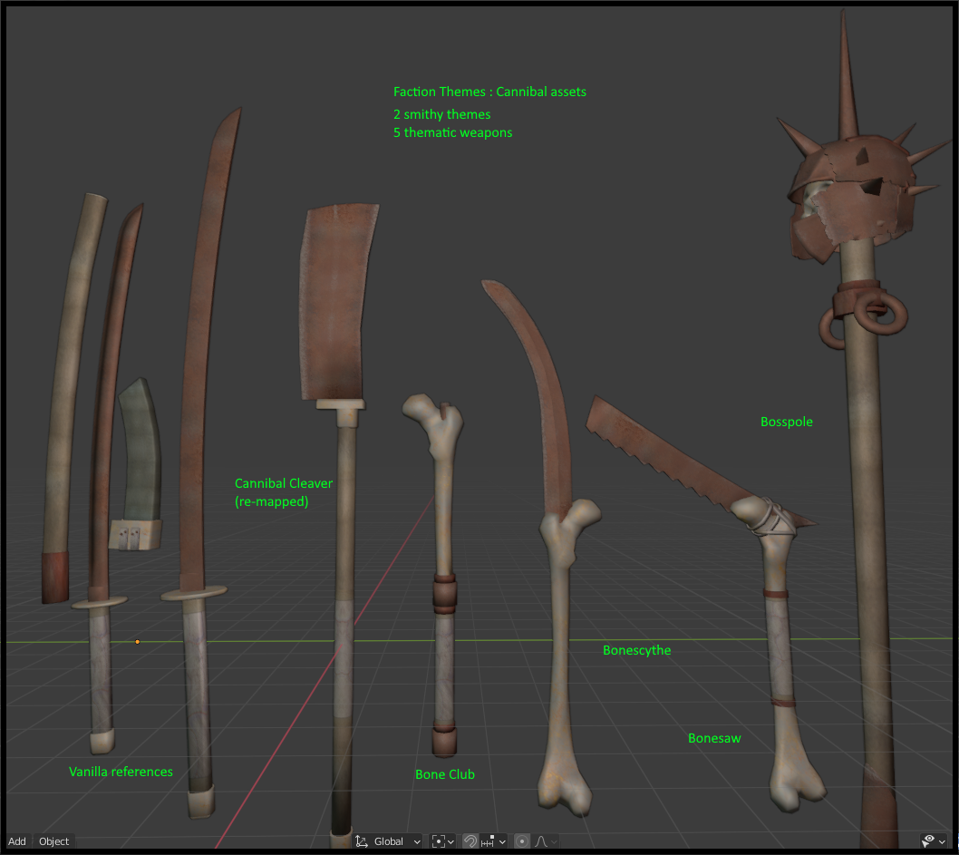 「Kenshi」MOD 武器製作者：勢力別スキン Kenshi_JP公式