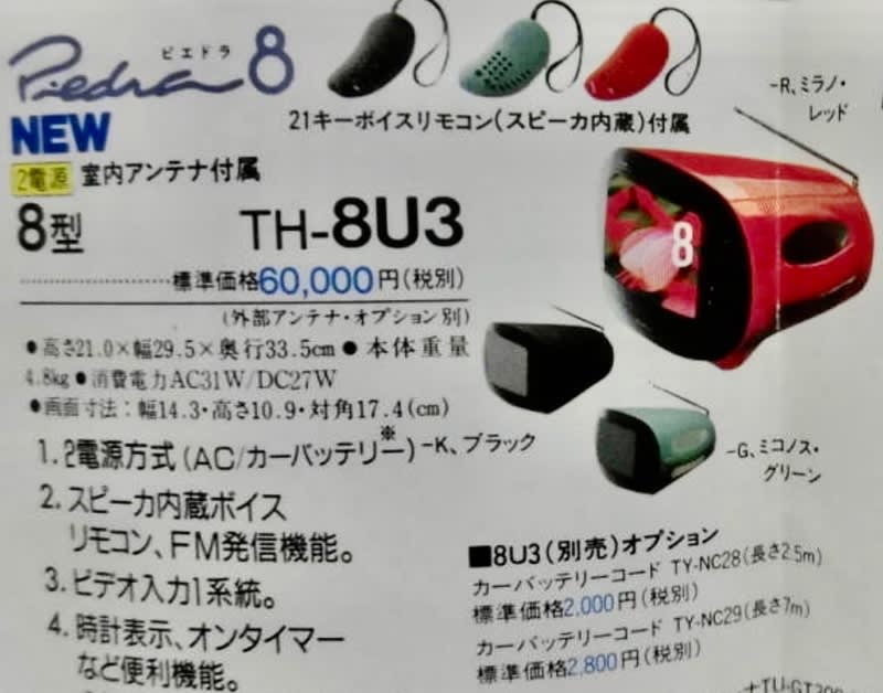 Panasonic TH-8U3 piedra について - Decca Decolaがお嫁入り