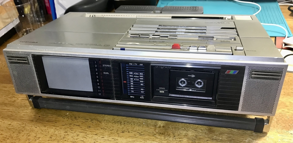 オーディオ機器 TOSHIBA 東芝 CITYBOY MX4 テレビ/カセットデッキ 当時物