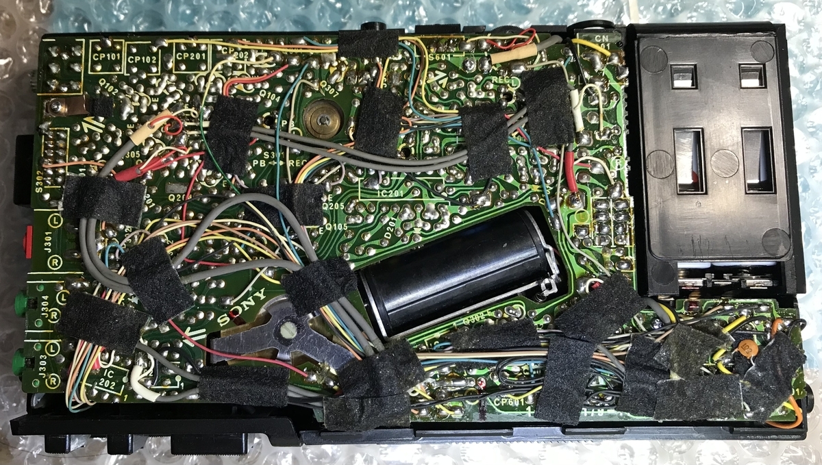 SONY WALKMAN PROFESSIONAL WM-D6 本体 電源 SONY WALKMAN PROFESSIONAL WM-D6 の修理 - Decca Decolaがお嫁入り