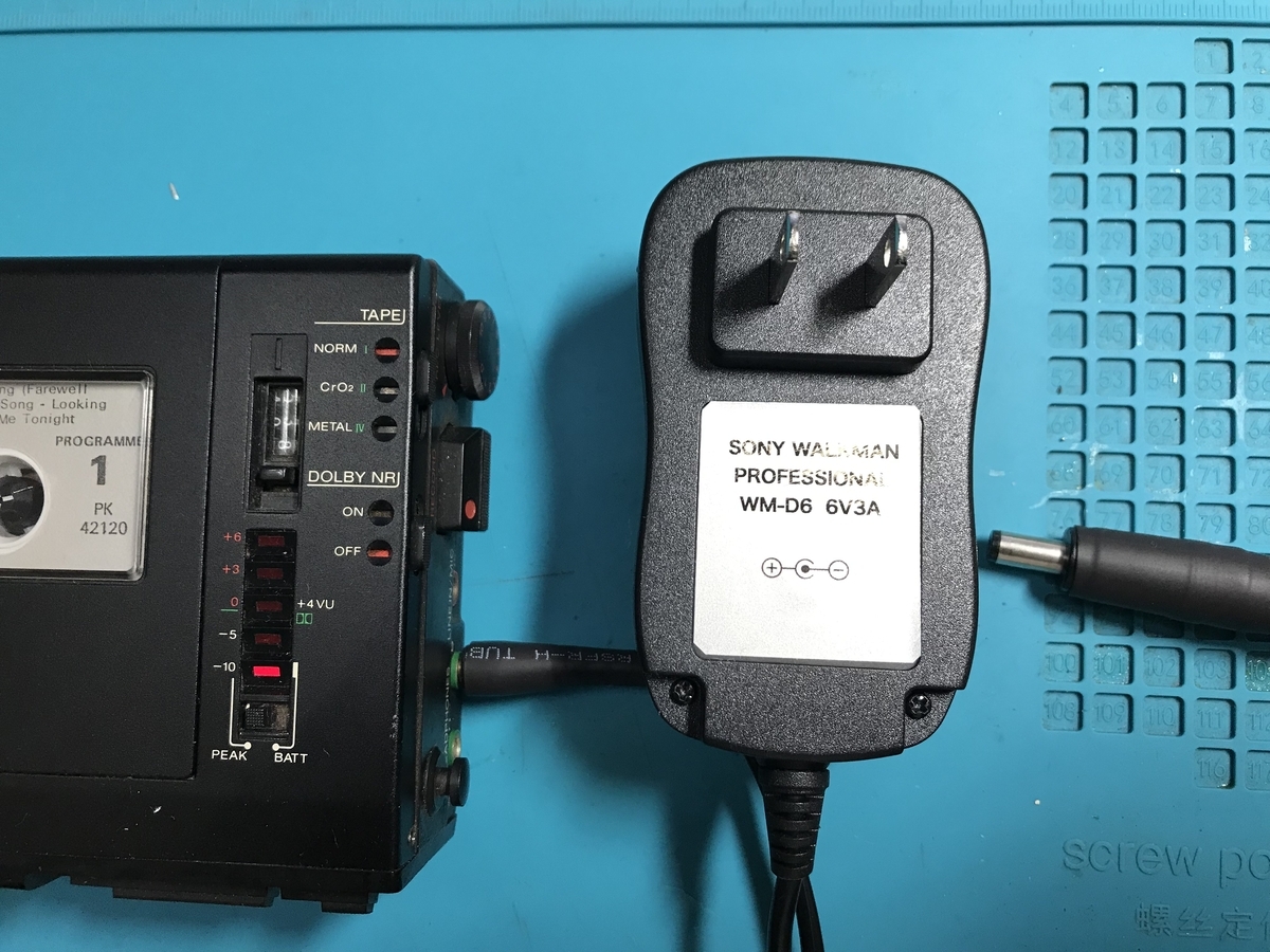 SONY WALKMAN PROFESSIONAL WM-D6 の修理 - Decca Decolaがお嫁入り