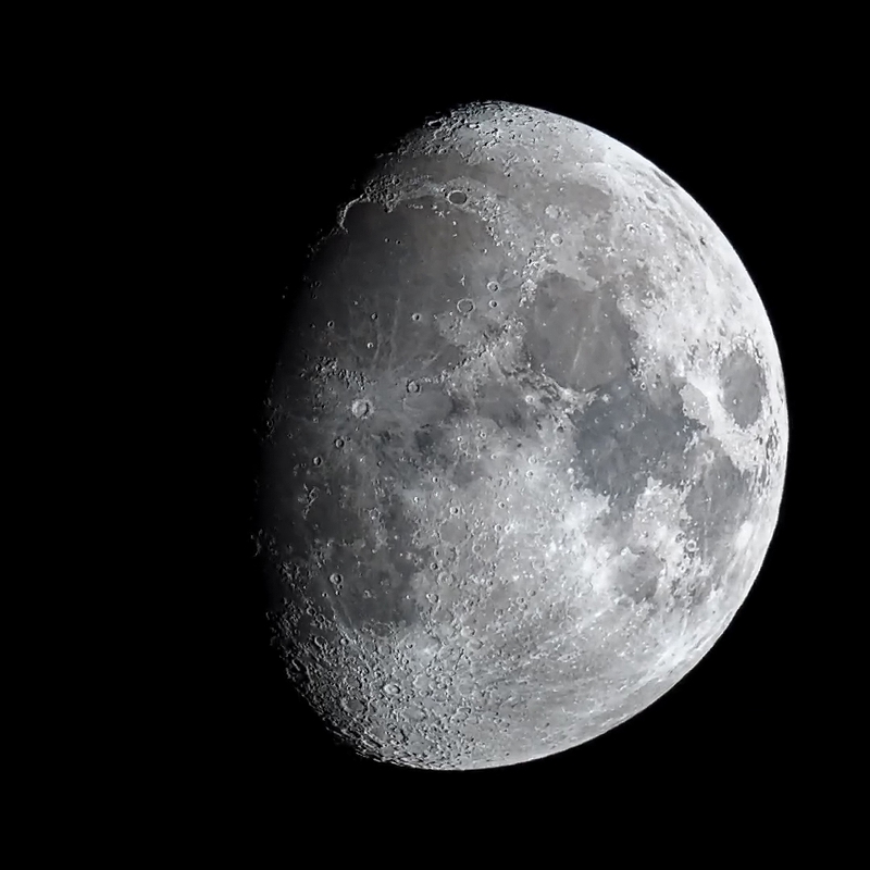 月」の撮影 2023年9月25日(機材：ZWO Seestar S50) - Kochab の星見日記