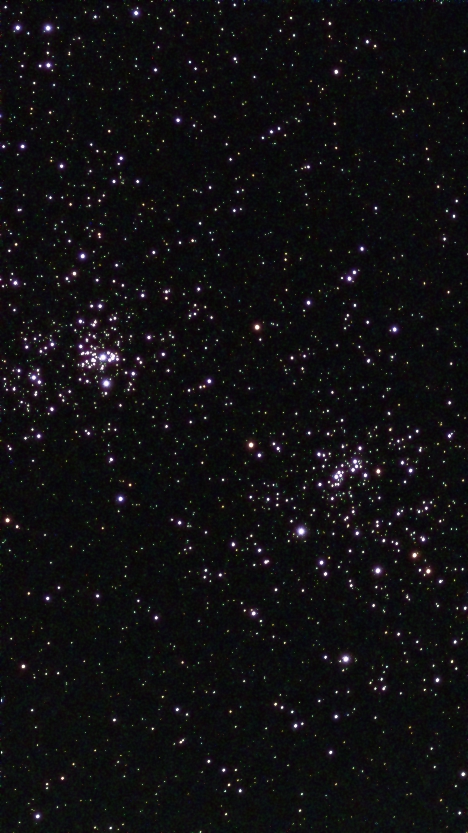 ペルセウス座・二重星団h-χ(NGC869,884)」の撮影 2024年8月14日(機材