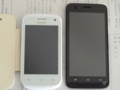 freetel priori2 FT142A と priori FT132A 画面規模の比較