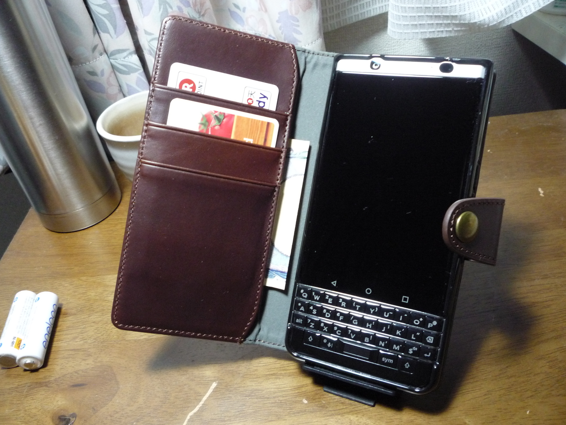 kalibri 本革カバー BlackBerry KEYone