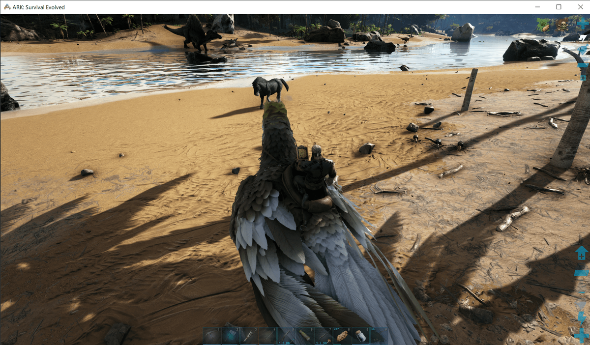 Day39th 40th Lv150スピノサウルスに遭遇 エクウスをお持ち帰り Ark Survival Evolved紀 By Koge