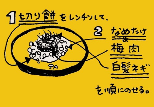なめたけ梅餅
