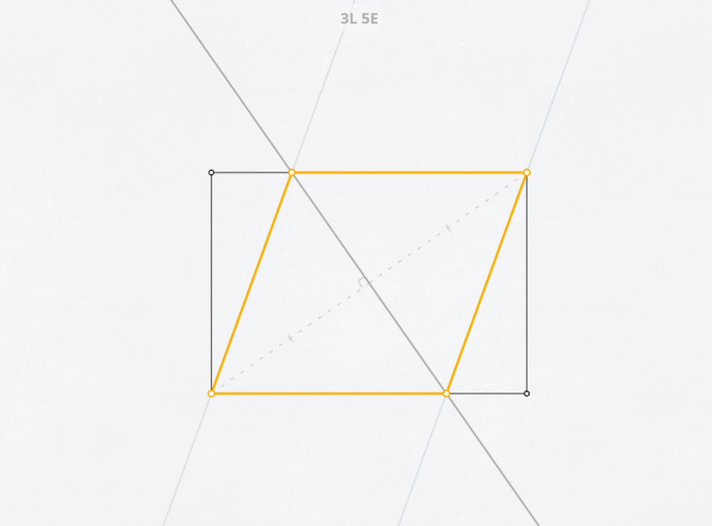 Euclidea 1 5 長方形に内接するひし形の作図 解説 みのまわりのもの