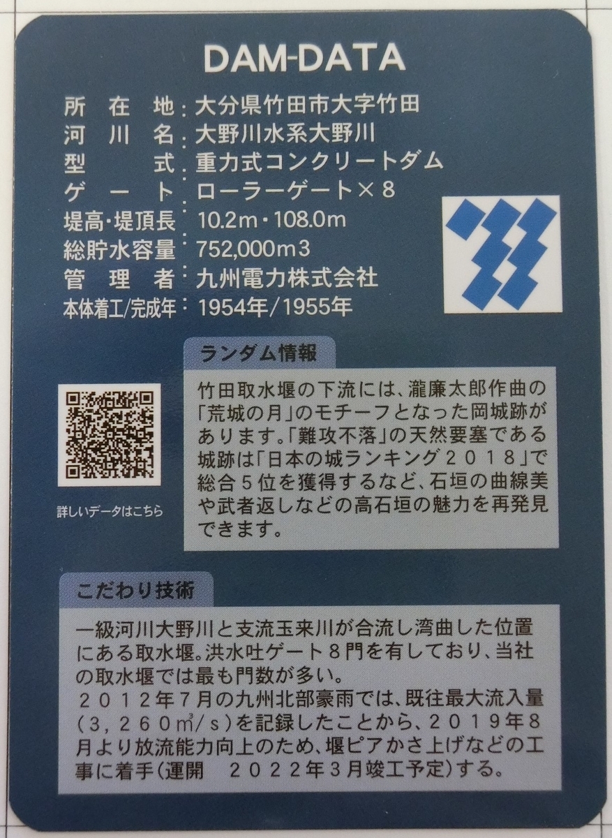 竹田取水堰 - ダムラー旅行記