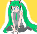 [初音ミク]初音ミク千枚筆ならし